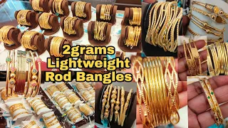 2grams Lightweight Rod Bangles | Dailywear Officewear Bangles