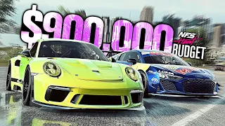 Need for Speed HEAT - $900,000 Budget Build! (Audi R8 V10 & Porsche GT3 RS)