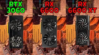 RTX 3060 vs RX 6600 vs RX 6600 XT (In 9 Games) in 2023