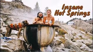 THE BEST Natural Hot Springs in Idaho 🚐 🌿 #vanlife #hotsprings #idaho