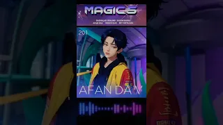 Ost. MAGIC 5 VERSI ANIME ( AFAN DA5 - OH CINTA ) #lirik #magic5 #afanda5 #shorts