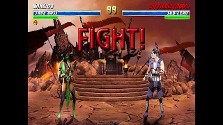 Jade Boss is a Beast in Mortal Kombat Mod Fustini! 100% Difficulty w/DL link