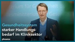 Gesundheitsminister Lauterbach zur Krankenhausreform