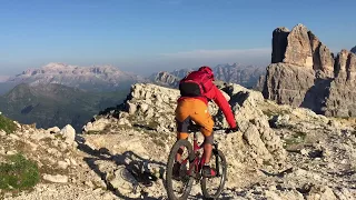 Mountain Biking in the Dolomites - Cinque Torri, Cortina D'Ampezzo