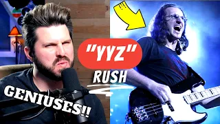 Bass Teacher REACTION | "YYZ" - Rush | Geddy Lee Wrote THE HARDEST Bass Lines...