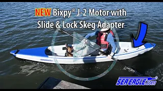 Sea Eagle® RazorLite™ 393rl Kayak with a Bixpy® J-2 Electric Outboard Motor Kit from SeaEagle.com