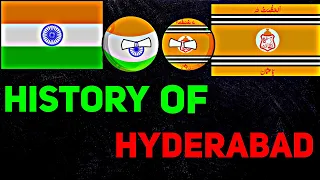 [HISTORY OF HYDERABAD]✊🌍☠ In Nutshell || [SUPER WAR]😱⚔️💀#shorts #countryballs #geography #mapping