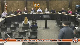 Bethel Park School Board Meeting - 3/22/22