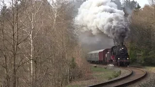 Mit 58 1111-2  bergauf ins Rothaargebirge nach Erndtebrück