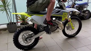 Husqvarna TC 85 big wheel first start up!