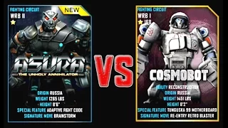 REAL STEEL WRB ASURA VS Cosmobot New Robots CHRISTMAS UPDATE