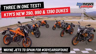 KTM 390, 990, 1390 Superduke Review. 30 Years of Duke