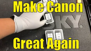 DIY Refillable Canon Ink Cartridges: Sponge Mod for PG-245 CL-246 PG-243 CL-244 XL