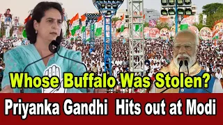 Priyanka Gandhi  Hits out at Modi | Congress Public Meeting in Banaskantha | Gujarat  |INC | LS 2024