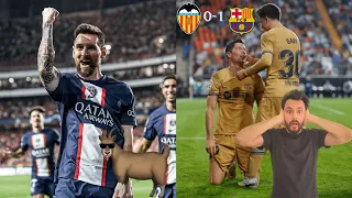 Valencia vs Fc Barcelona [0-1] | Review | Messi Wonder Goal Troyes | Massive 3 Points for Barcelona