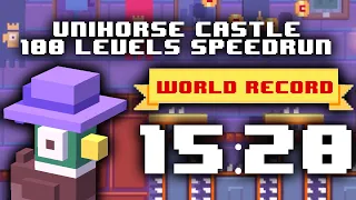 [PB] Crossy Road Castle Unihorse Castle Speedrun to 100 in 15:20.401 & Highscore of 223