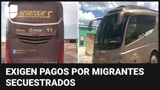 Presuntos miembros del Cártel del Golfo exigen un pago por los migrantes secuestrados en México