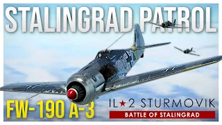 Fw-190 A-3 Stalingrad Patrol | Il-2 Great Battles in VR