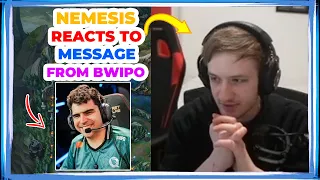 Nemesis Reacts to MESSAGE from BWIPO 👀