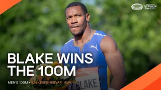 Yohan Blake 🇯🇲 wins 100m in Hungary | Continental Tour Gold 2023