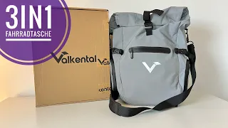 Fahrradtasche, Umhängetasche, Rucksack 3in1 ValkPro