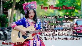 Top 6 Zaj Nkauj Remix Kho Siab Zoo Mloog Heev 2023 || Nkauj Hmoob EDM