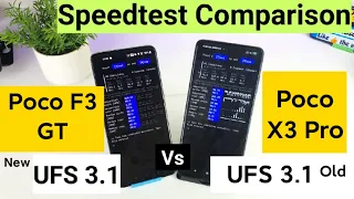 Poco X3 Pro vs Poco F3 GT UFS 3.1 Comparison