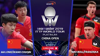 (Full Match) Bản lĩnh và kinh nghiệm | Ma Long/Wang vs Timo Boll/Franziska | Final - ITTF China Open