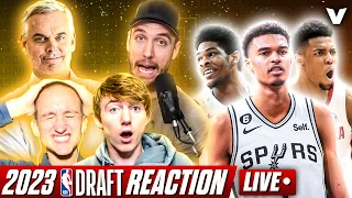 2023 NBA Draft Live Reaction: The Wembanyama era begins | Colin Cowherd & Jason Timpf + Nerd Sesh