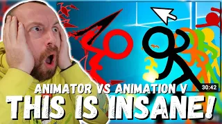 THIS IS AMAZING! Alan Becker Animator vs. Animation V (official) REACTION!