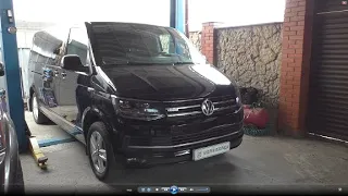 Замена сальника коленвала и распредвала на VW Transporter T6  Фольксваген Транспортер 2,0 TDI 2017 1