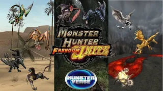 G-Rank Multiplayer Hunterverse Monster Kill Compilation | MHFU