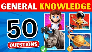 How Good is Your General Knowledge? | 50 Questions Challenge | Quiz (Quiz Mania)