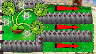 Threepeater Vs 9999 Giga Gargantuar Vs Dr Zomboss - Plants Vs Zombies Hack