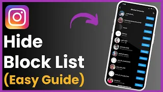 How To Hide Block List On Instagram !