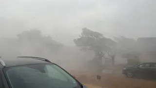 Wet Microburst - High Winds and Damage - Midlothian, TX 09-03-2023