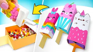 Необычные коробочки-оригами для сладостей