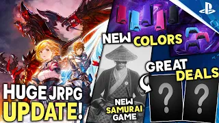 Insane JRPG for PS4/PS5 Update, NEW Dualsense/PS5 Cover Colors, New Samurai Game, Great Deals +More