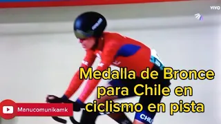 Santiago 2023 nuevo Bronce para Chile ciclismo en pista