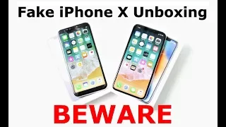 FAKE iPhone X Unboxing (BEWARE of Clones!)