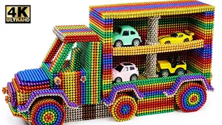 DIY - How to Make Delivery Truck Car Using Magnetic Balls (Satisfying)