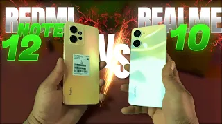 Redmi Note 12 4g VS Realme 10 - Gamming / Camera / Speed / Battery Test 2023