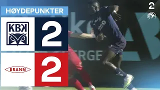 Kristiansund BK 2 - 2 Brann - Høydepunkter