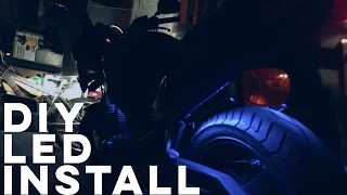 How to install LED's on a motorcycle [DIY]