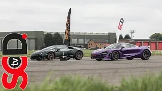 McLaren 720S v Huracan Performante - BOTB Drag Race | SCD Drag Races