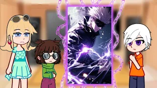 The Loud House Sisters react to Lincoln Loud future  as Gojo|| gacha reaction|| KKJ