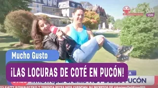 ¡Las locuras de Coté en Pucón! - Mucho Gusto 2017