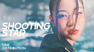 [CORRECT 100%] XG — SHOOTING STAR | Line Distribution