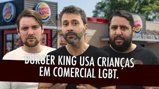 BURGER KING USA CRIANÇAS EM COMERCIAL LGBT.