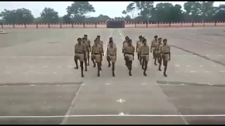 Indian army training drill, pared practice